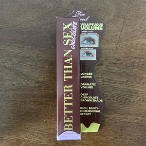 NWT NIB Too Faced Better Than Sex Chocolate Mascara